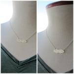 Sterling Silver Cloud Necklace - Long