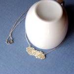 Sterling Silver Cloud Necklace - Long